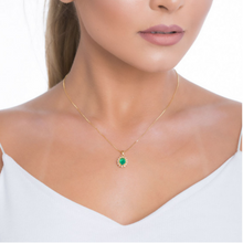 Load image into Gallery viewer, Green Emerald Necklace
