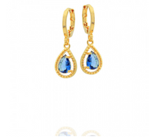 Load image into Gallery viewer, Blue Sapphire Earrings
