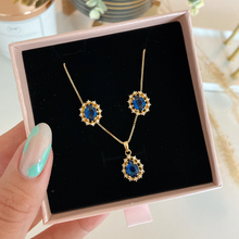Load image into Gallery viewer, Blue Sapphire necklace
