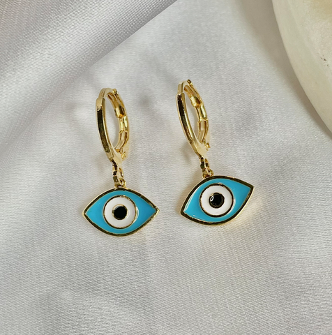 Greek Blue Eye Earrings