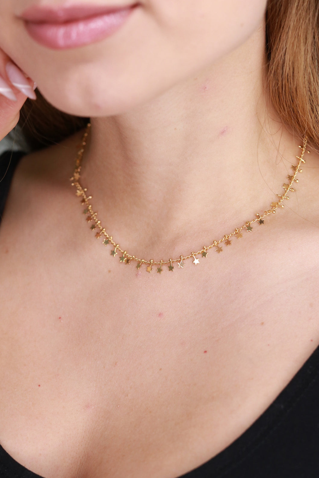 Golden Stars Choker